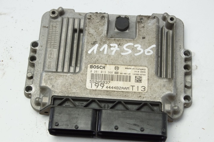 computer of the engine ECU 55205937 0281013368 FIAT GRANDE PUNTO II