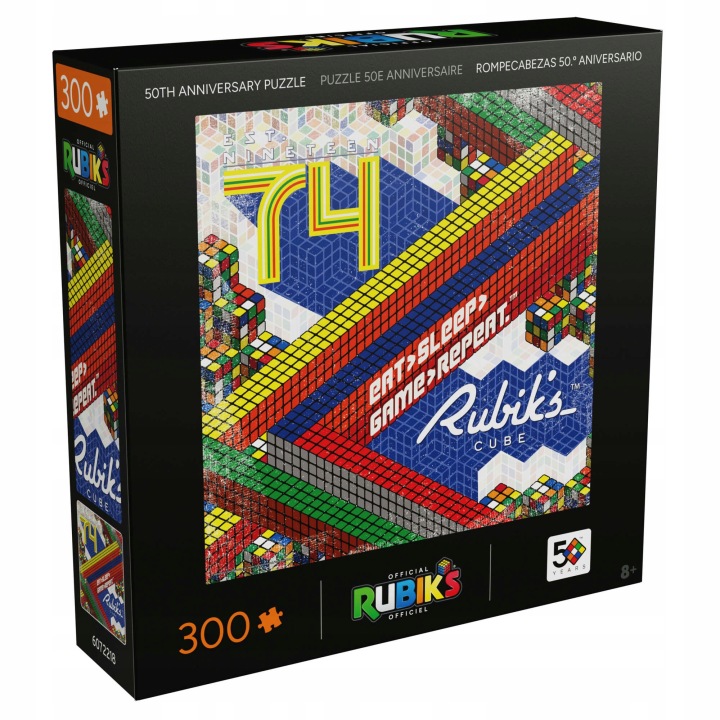 PUZZLE RUBIK'S CUBE 50-LECIE KOSTKI RUBIKA 300 ELEMENTÓW Marka Spin Master