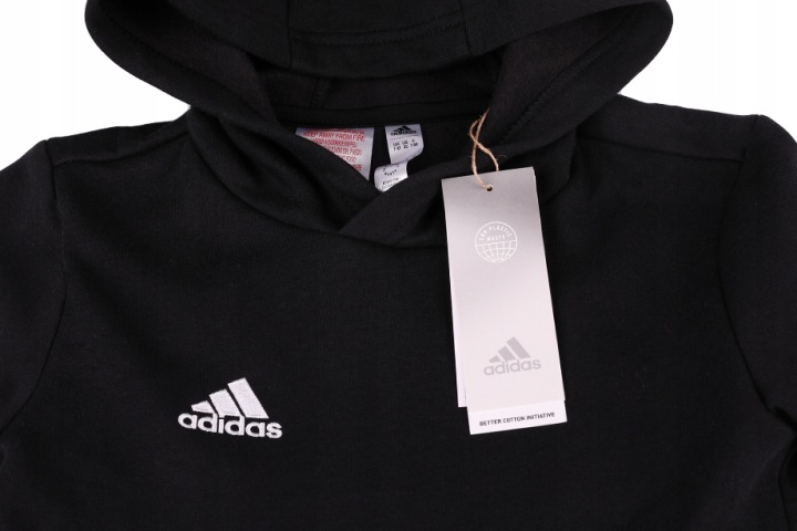 Кофта adidas Entrada 22 Hoody чорна JR 140 — фото 4