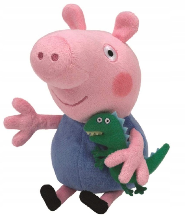 Świnka Peppa: М'яка іграшка свинка George (Jacek) 17 см (TY) (46130)