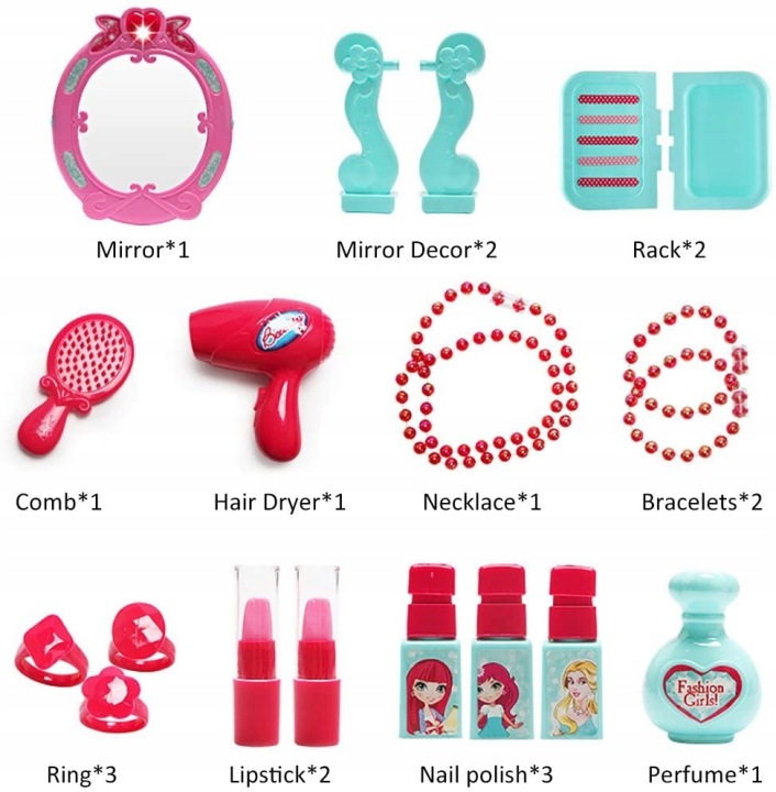 Toaletka дитяча DREAMON Toaletka Студія Beauty для дівчаток Макіяж — фото 11