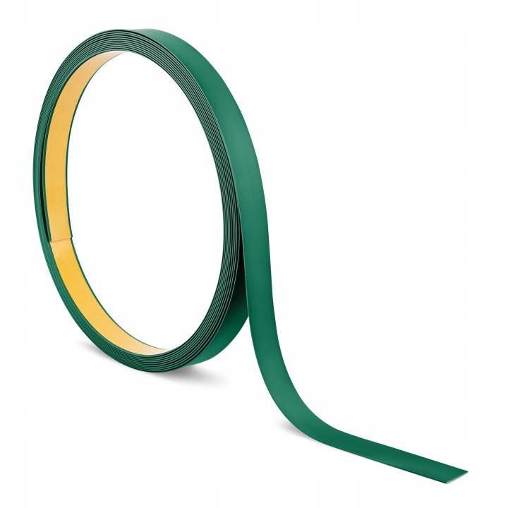Pvc samolepicí lišta plochá 20 mm, zelená, 10 m