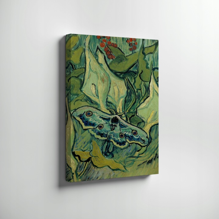 obraz na plátně Van Gogh Emperor moth 1889r. 70x50cm