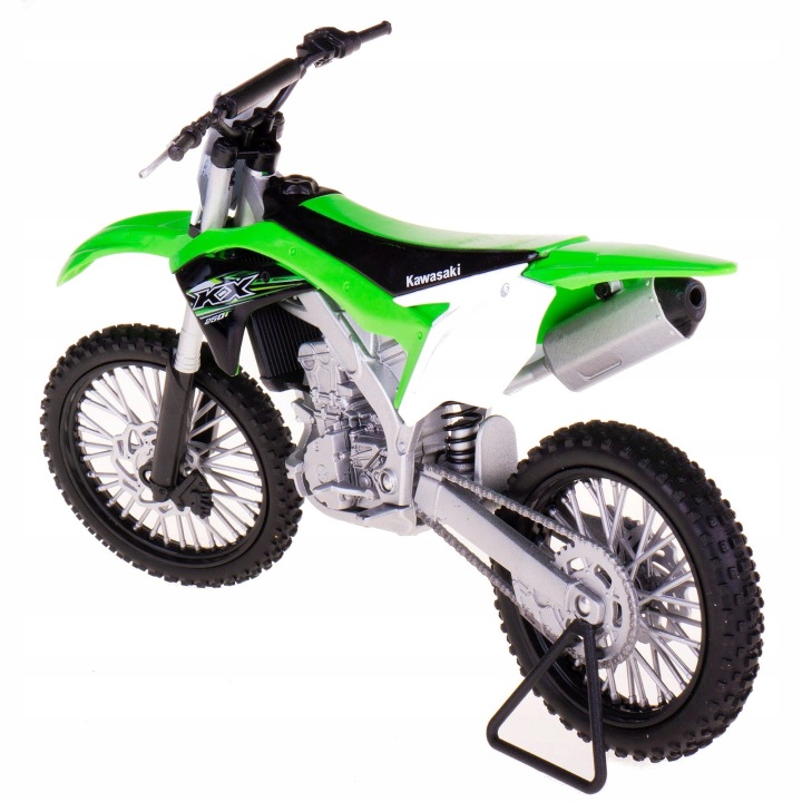Kawasaki KX 250F Cross модель масштаб 1:10 Welly — фото 3