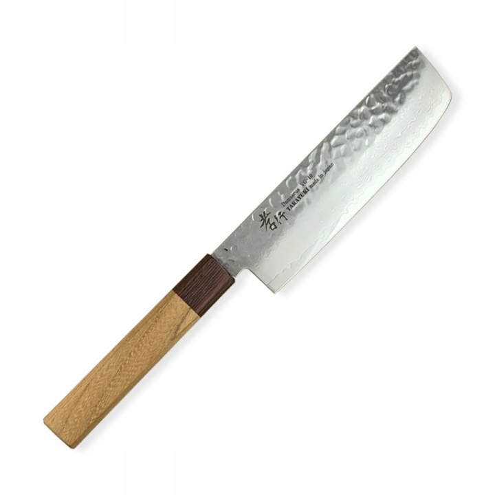 Nůž WA-Nakiri 160mm, Sakai Takayuki VG-10 Zelkova Oktagon