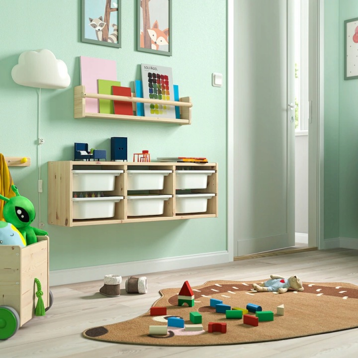 Стелаж IKEA 92 x 21 x 30 см сосна — фото 5