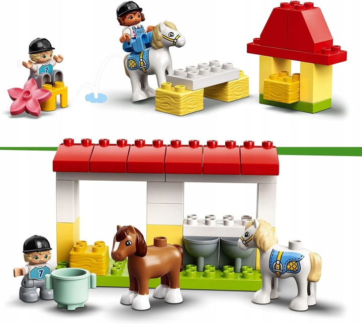 LEGO DUPLO 10951 Конеферма і Поні Морквинка Кінь Коні Стайня — фото 14