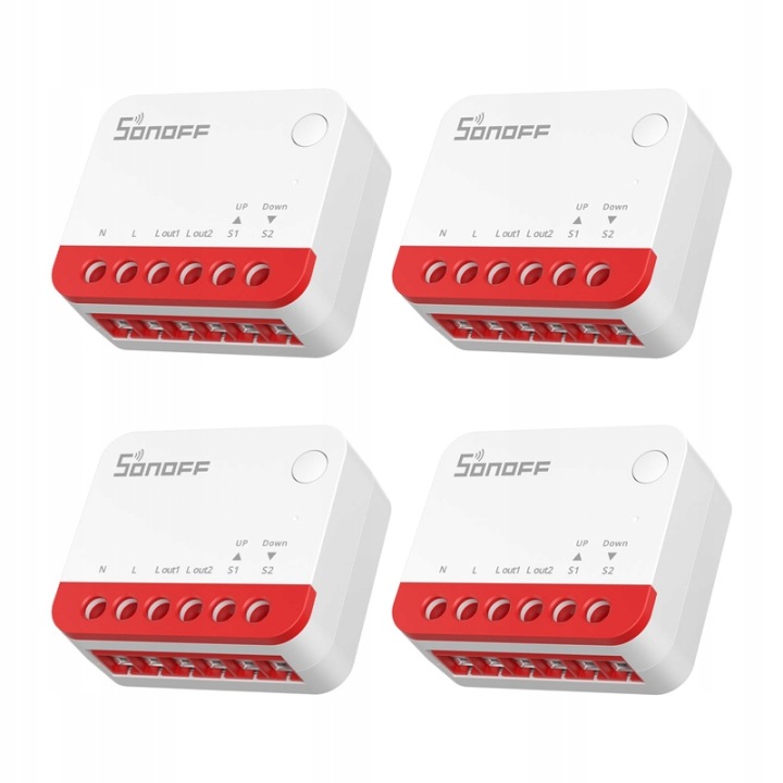 Smart Spínač Rolet Zigbee Sonoff Mini-zbrbs (4 Balení)