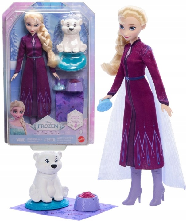 Лялька Mattel Крижане серце принцеса Elsa з ведмедиком + аксесуари JFG16 — фото 7