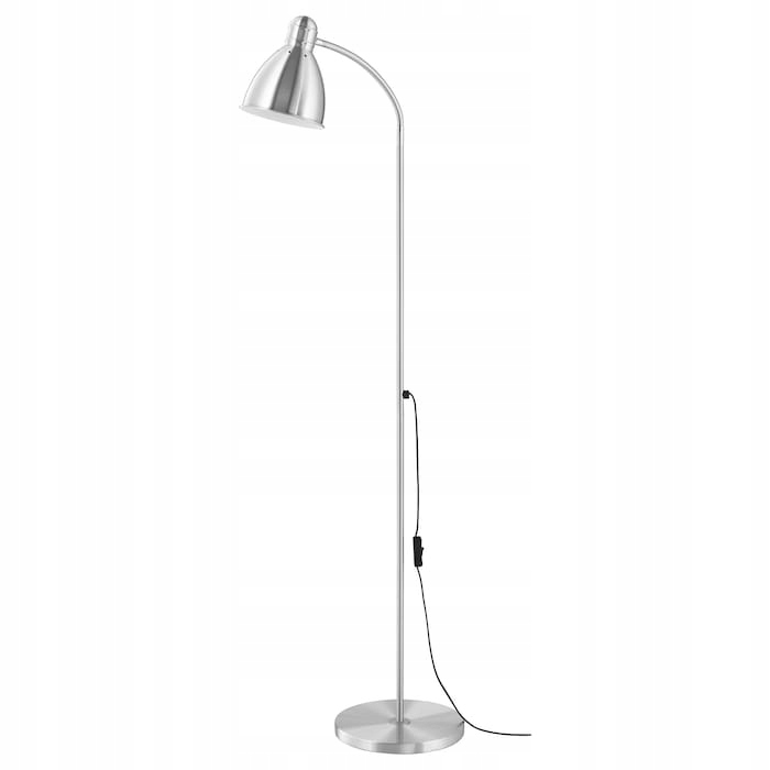 Ikea Lersta Stojací lampa na čtení s efektem chromování hliníku