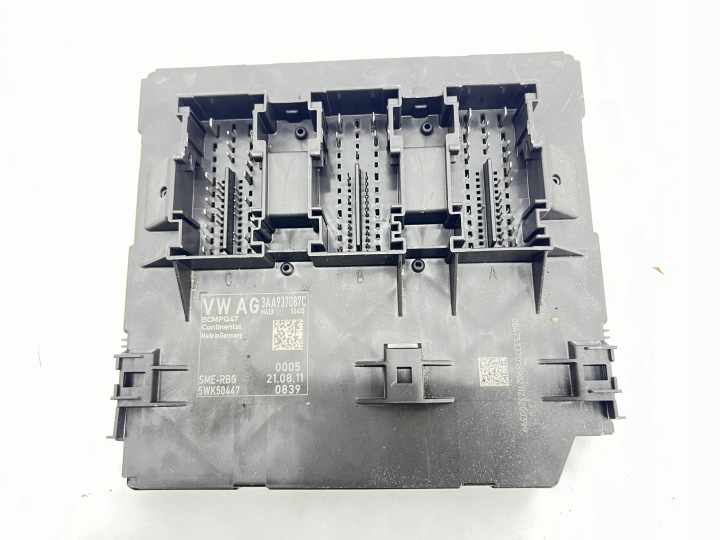 VW PASSAT B7 EURO modul Bedienteil KOMFORTU BCM BORDNETZ 3AA937087C 5WK50447