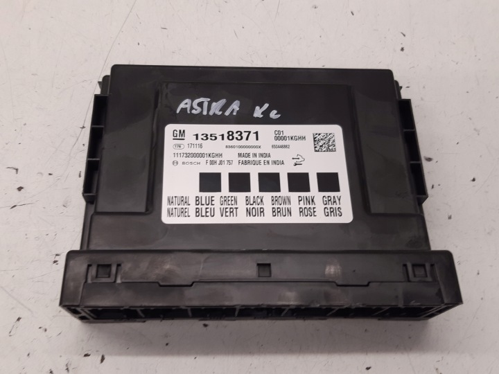komfort vezérlő egység 13518371 Opel Astra K