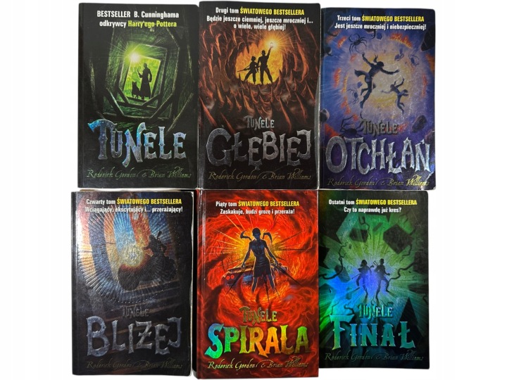 Zdjęcie egzemplarza: Tunele Tomy 1-6 / Roderick Gordon / Brian Williams zestaw książek