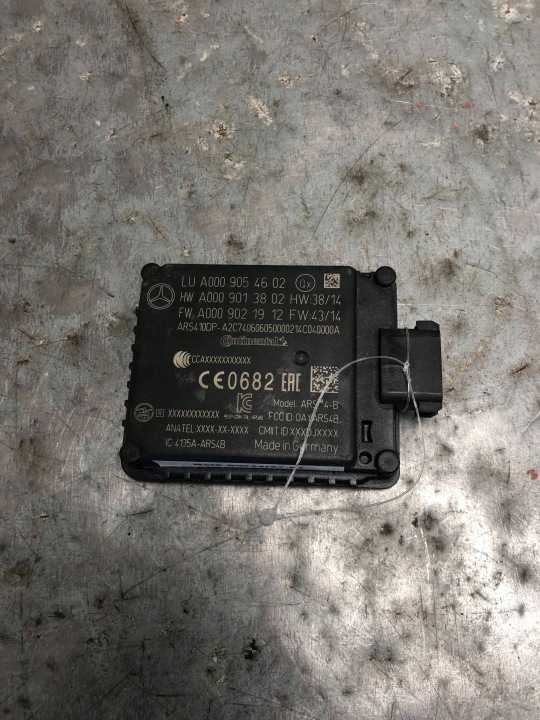 MERCEDES E W213 modul snímač DISTRONIC RADAR A0009054602