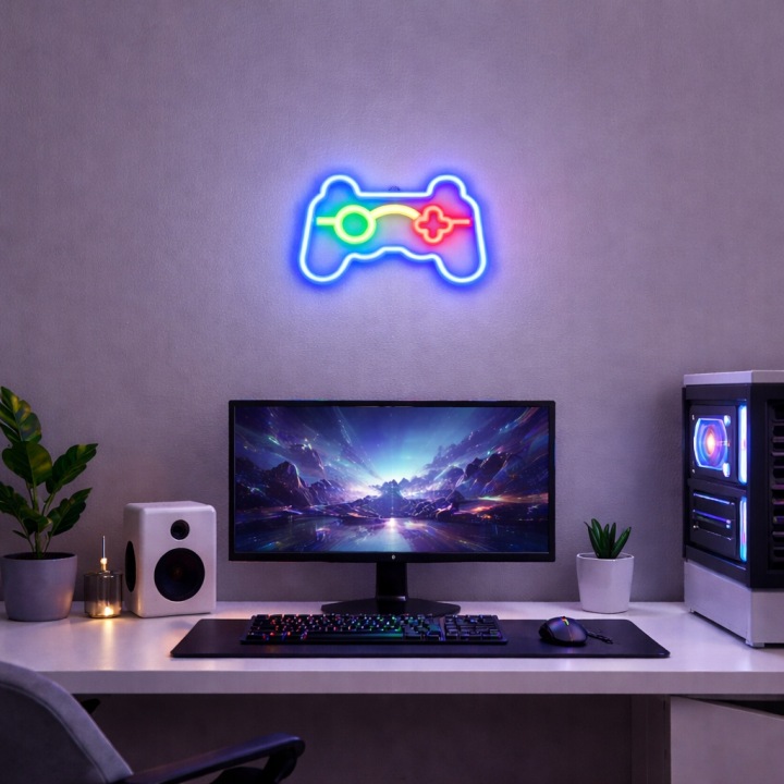 Нічник неон дитяча кімната PAD LED кімната ігри USB батарейки — фото 7