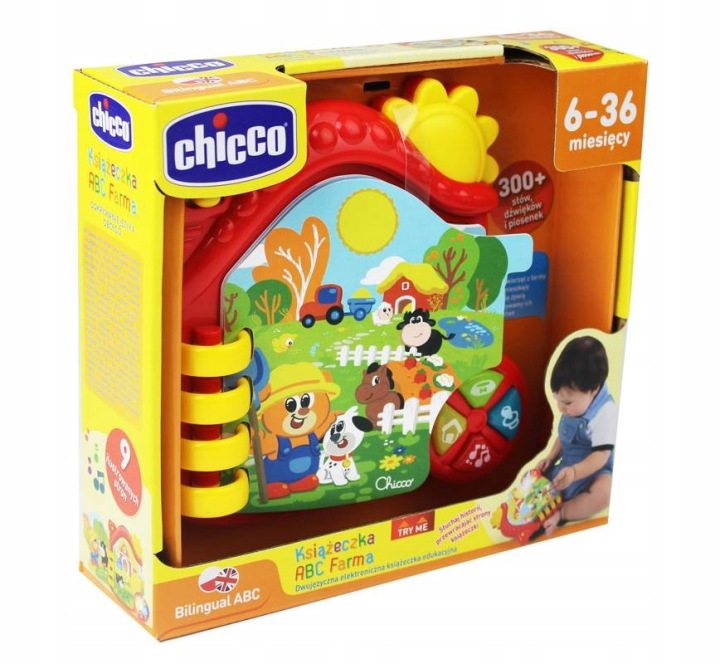 CHICCO книжечка ферма PL/EN — фото 5