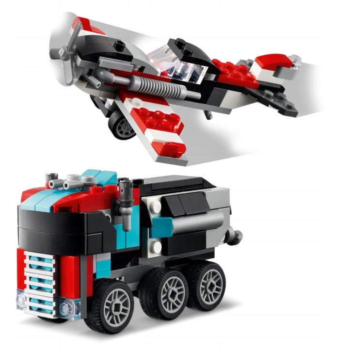 LEGO Creator Вантажівка з платформою і гелікоптером 31146 — фото 11