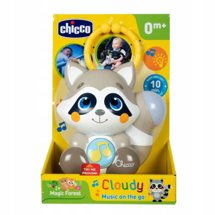 CHICCO Єнот Нічник і підвіска для візка (вживаний)