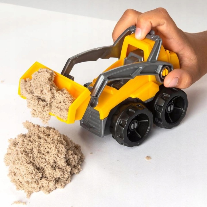 Kinetic sand Пісок кінетичний будівельний Spin Master 0,45 кг - DK — фото 5