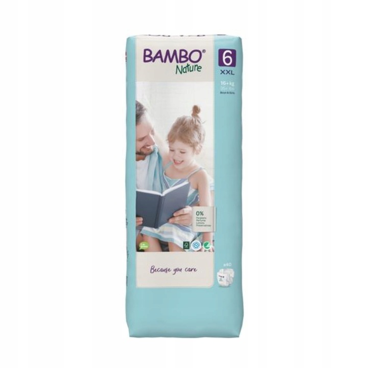 Підгузки Bambo Nature Розмір 6 40 шт.