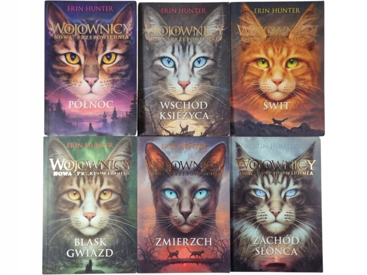 Zdjęcie egzemplarza: Wojownicy / Nowa Przepowiednia Tomy 1-6 / Erin Hunter komplet książki
