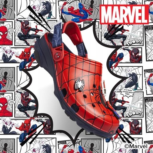 Шльопанці дитячі CROCS SPIDERMAN TEAM ALL TERRAIN сабо сабо на липучці C13 — фото 3