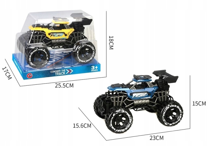 Автомобіль всюдихідний іграшка Авто Monster Truck для дітей великі колеса 5935 — фото 3