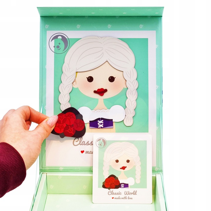 UKŁADANKA MAGNETYCZNA MAGNETIBOOK TABLICA UBIERANKA PUZZLE CLASSIC WORLD Marka Classic World