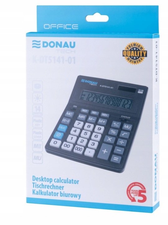 Калькулятор офісний OFFICE CI-CDB1401BK 14-цифр — фото 3
