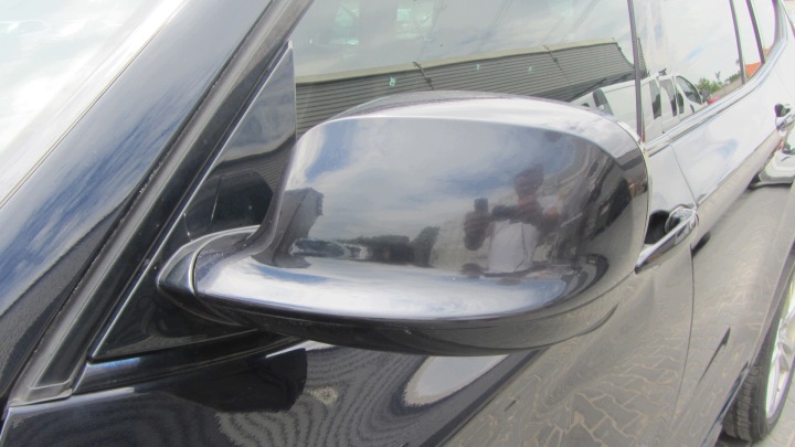 BMW X3 F25 sinistro SPECCHIETTO RETROVISORE MPAKIET CARBON 416 SCHWARZ KAMERA KOMPLET 7264125