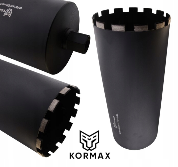 Diamantová korunka 162 mm Korunkový Vrták pro vrtačku Beton 162x450 závit 1.1/4