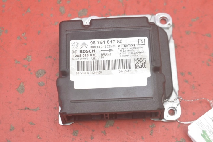 modul SENSOR AIRBAG airbag 9675181780 PEUGEOT 3008 1 und 10-13