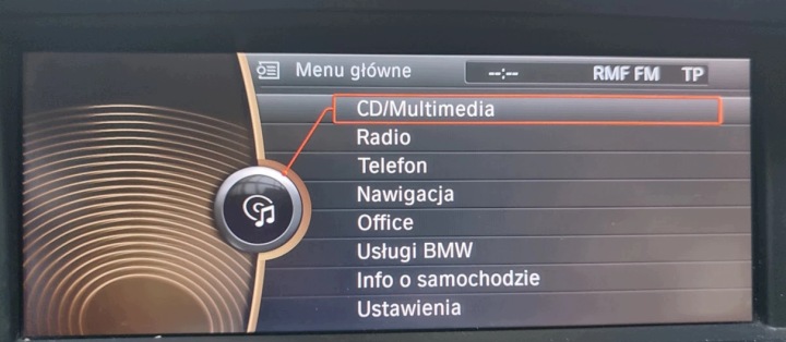Bildschirm RADIA der Navigation MULTIMEDIOW BMW X3 F25 9231320036