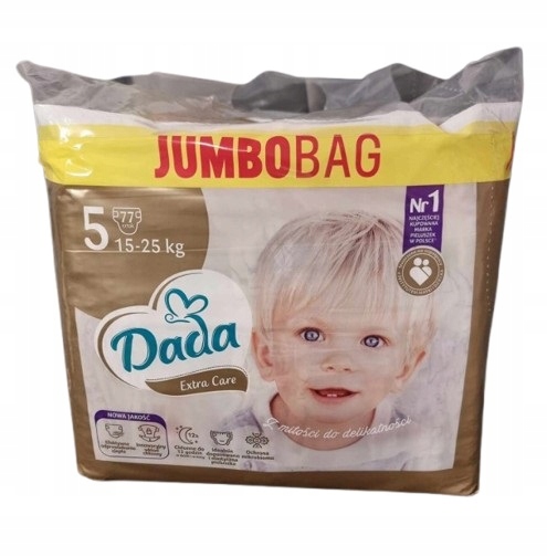 Підгузки Dada Extra Care розмір 5 77 шт. Jumbo Bag 15-25 кг