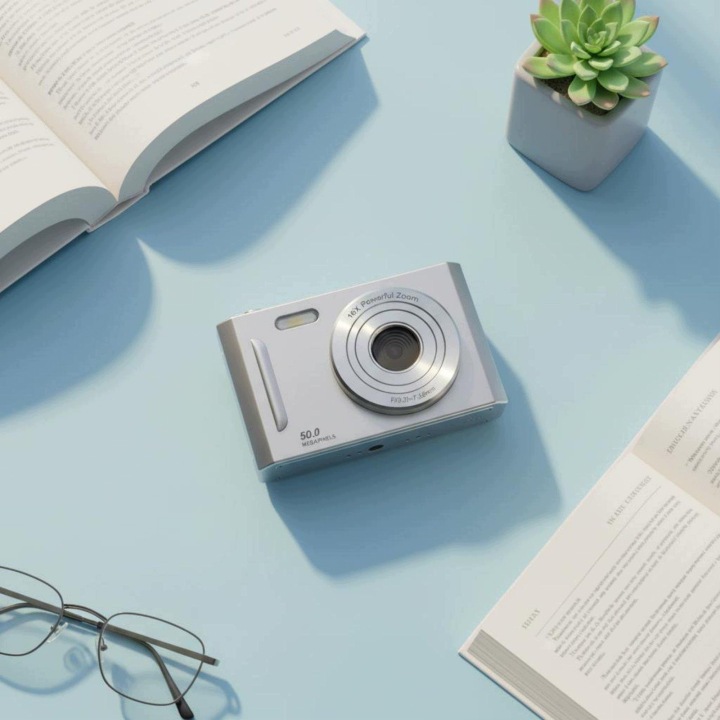 Ретро камера CMOS Роздільна здатність 1080 Crisp Відео Compact Чорний Немає картки — фото 6