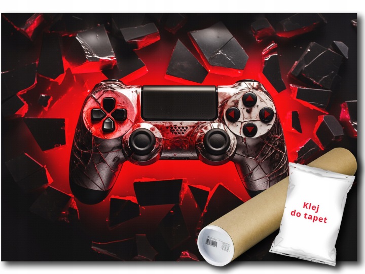 Vinylová fototapeta herní podložka hra konzole gaming ovladač 152x104