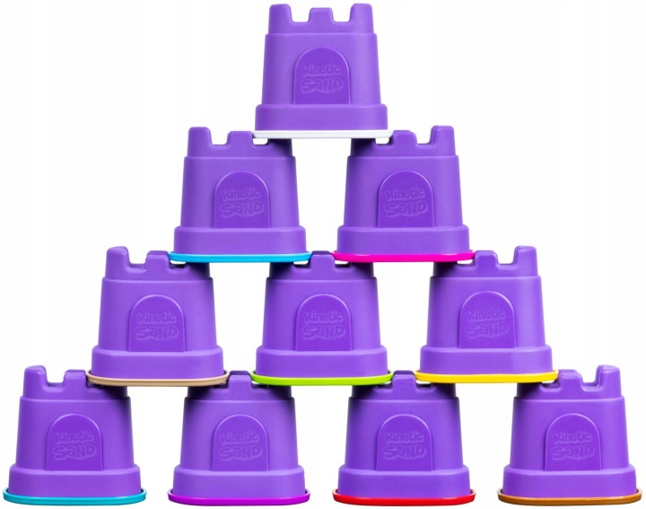 Kinetic Sand Spin Master Замок 10 кольорів піску кінетичного 3+ — фото 2