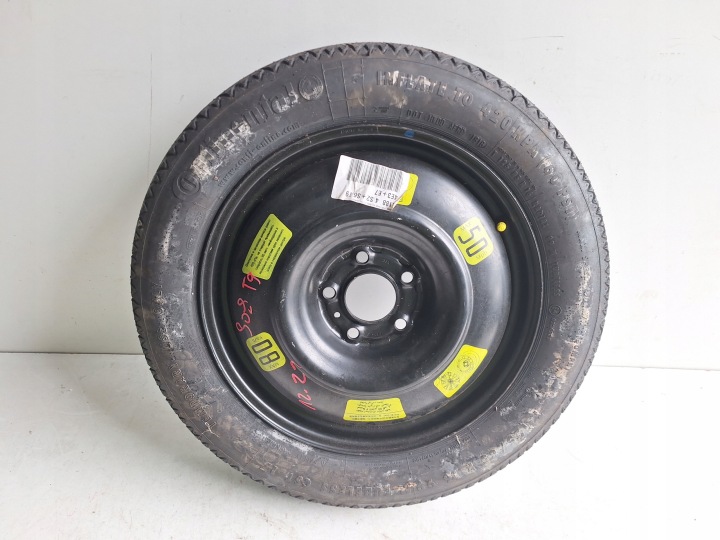 PEUGEOT 308 T9 13-21 Reifen Rad Notrad Reserverad 5X108 125/80 R16