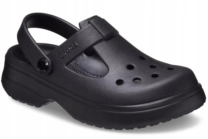 Crocs 210615-001 Kids Classic Mary Jane Сабо чорні шльопанці напівчеревики J3 34-35