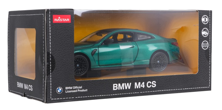 Машинка металева BMW M4 CS 1:24 RASTAR спортивний автомобіль + відкривні елементи — фото 6