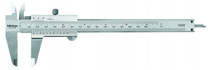 Analogové posuvné měřítko 150 mm 6 palců pro profesionální dílnu 0,05 Mitutoyo