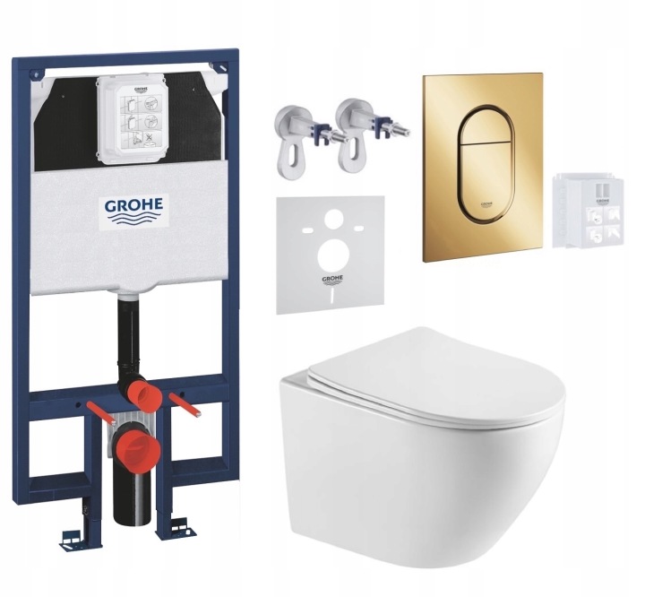 7v1 Wc Set, Stelaz Grohe Slim Wc Mísa Tornado Imprese Tlačítko