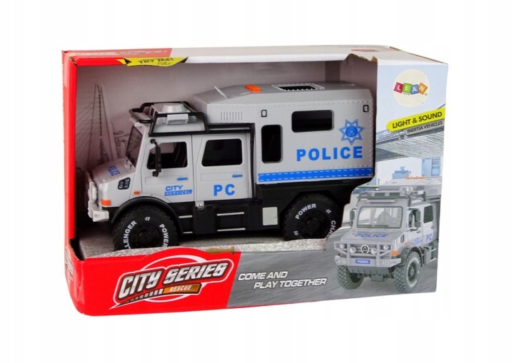 Позашляховик поліцейська зі світлом і звуком Lean Toys 290x130 мм — фото 4
