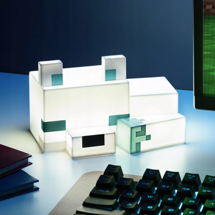 MINECRAFT лампа FOX лисиця арктична нічна для кімнати дитини дитяча — фото 7