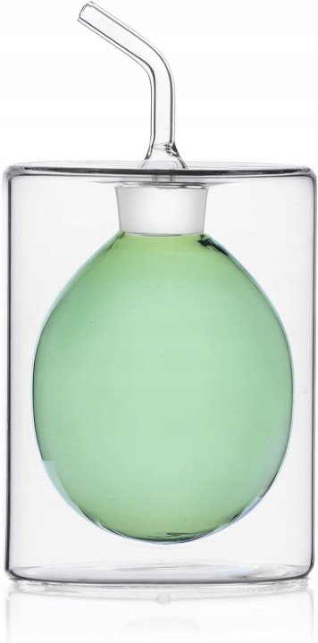 Ichendorf Milano Oliera Dvojitá Stěna 150 ML Sklo Borosilikátové Zelené