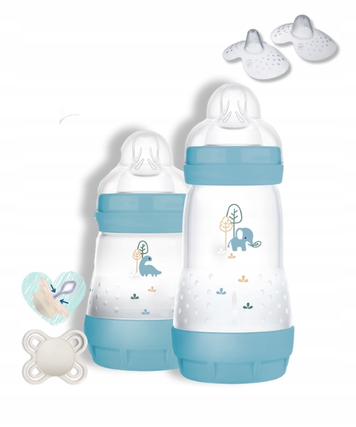 MAM Пляшка Антиколікова Perfect Start Planet Love для хлопчика 320 мл