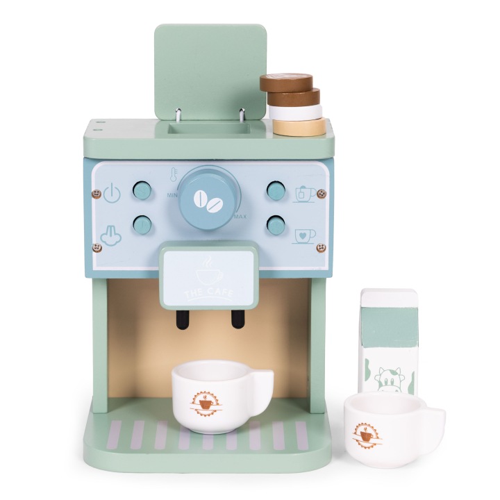 Дерев'яний Кавоварка Для Дітей Набір Баристи 8 Елементів Ecotoys — фото 2