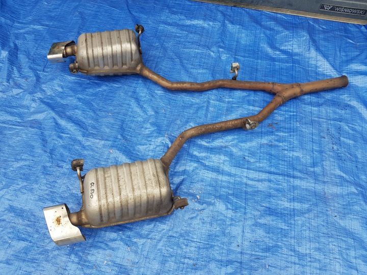 Ligne complete échappement voiture occasion TLUMIKI Droite Gauche KOMPLET MERCEDES SLK SLC R172 W172