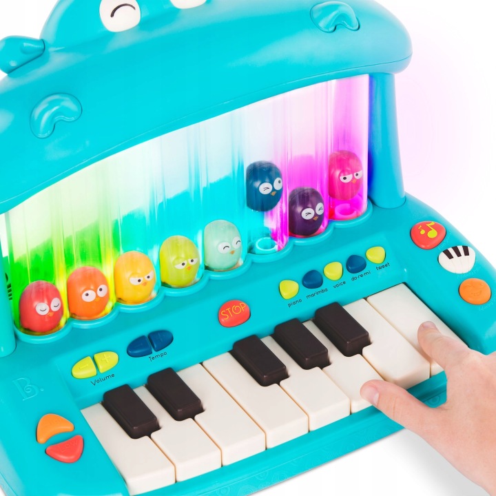 Синтезатор Піаніно Піаніно інтерактивне для Дітей B.Toys Бегемот 12+m — фото 2