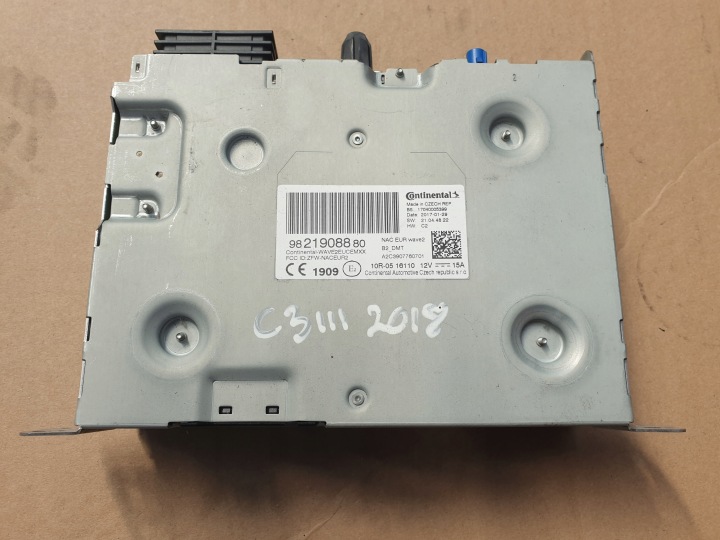 RADIO PEUGEOT 208 CITROEN C3 III 2015- 9821908880